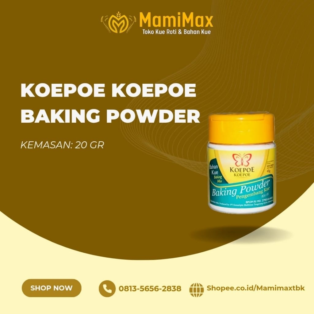 

KOEPOE-KOEPOE BAKING POWDER 45 GRAM