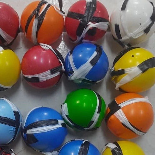 mainan bola air 20pc/ bola ancul / bola tuyul / balon air bola / bola ular / mainan anak murah