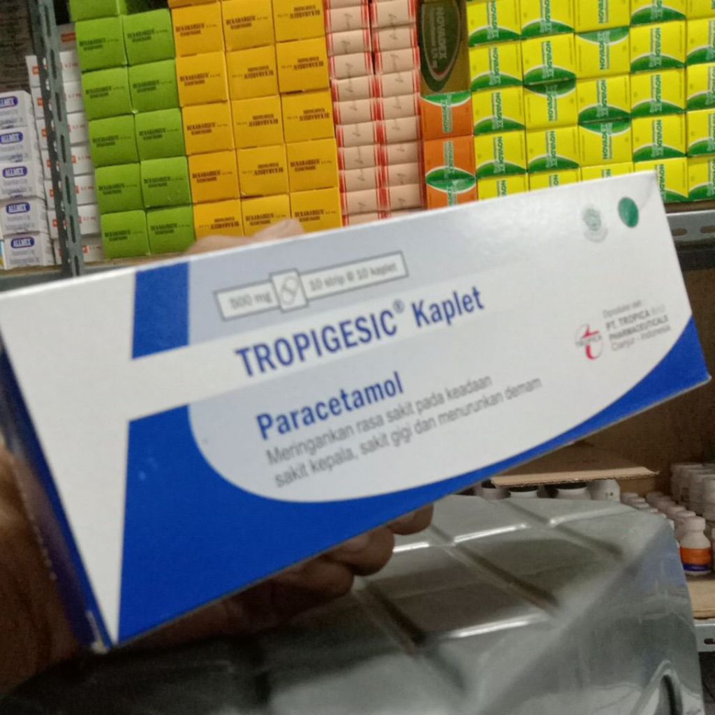 Tropigesic tablet 1 box isi 10 strip Paracetamol