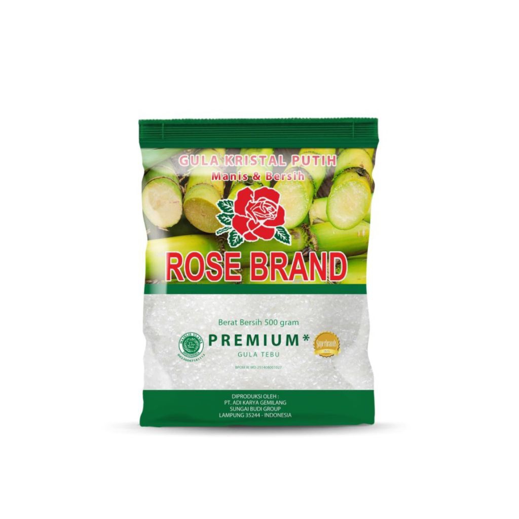 

GULA Pasir Rose Brand Hijau / 1000 gram