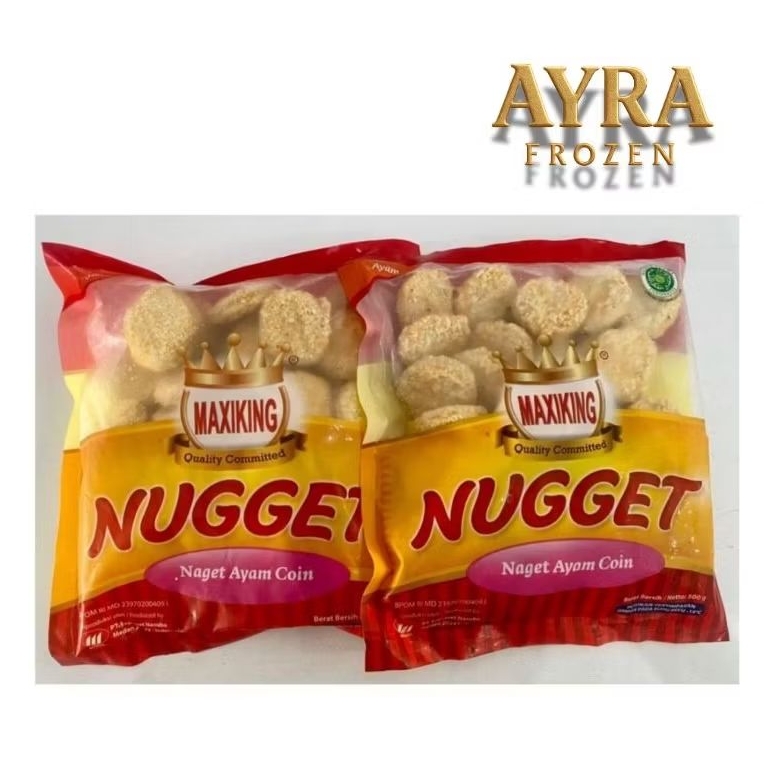 

maxiking nugget ayam koin 500g