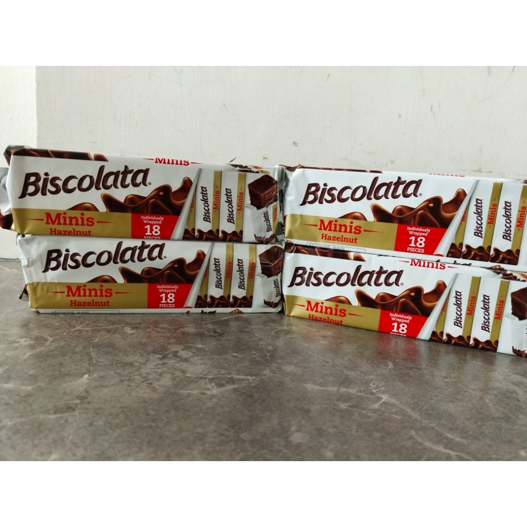 

WAFER BISCOLATTA MINIS VARIANT HAZELNUT, WAFER BISCOLATTA MINIS VARIANT DARK CHOCOLATE