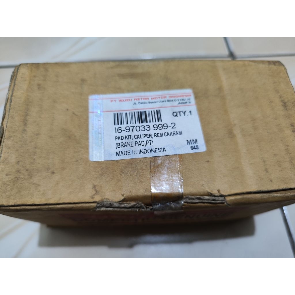 Kampas rem depan Isuzu panther