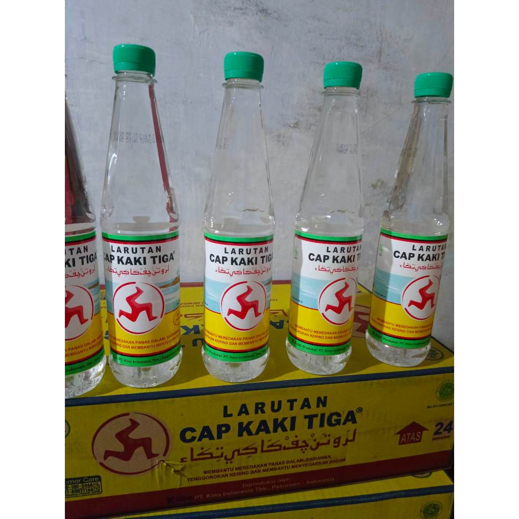 Larutan Cap Kaki Tiga Botol Besar 500ml Penyegar Badan 1PCS / Larutan