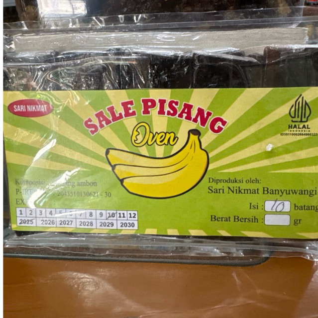 

sale pisang oven sari nikmat