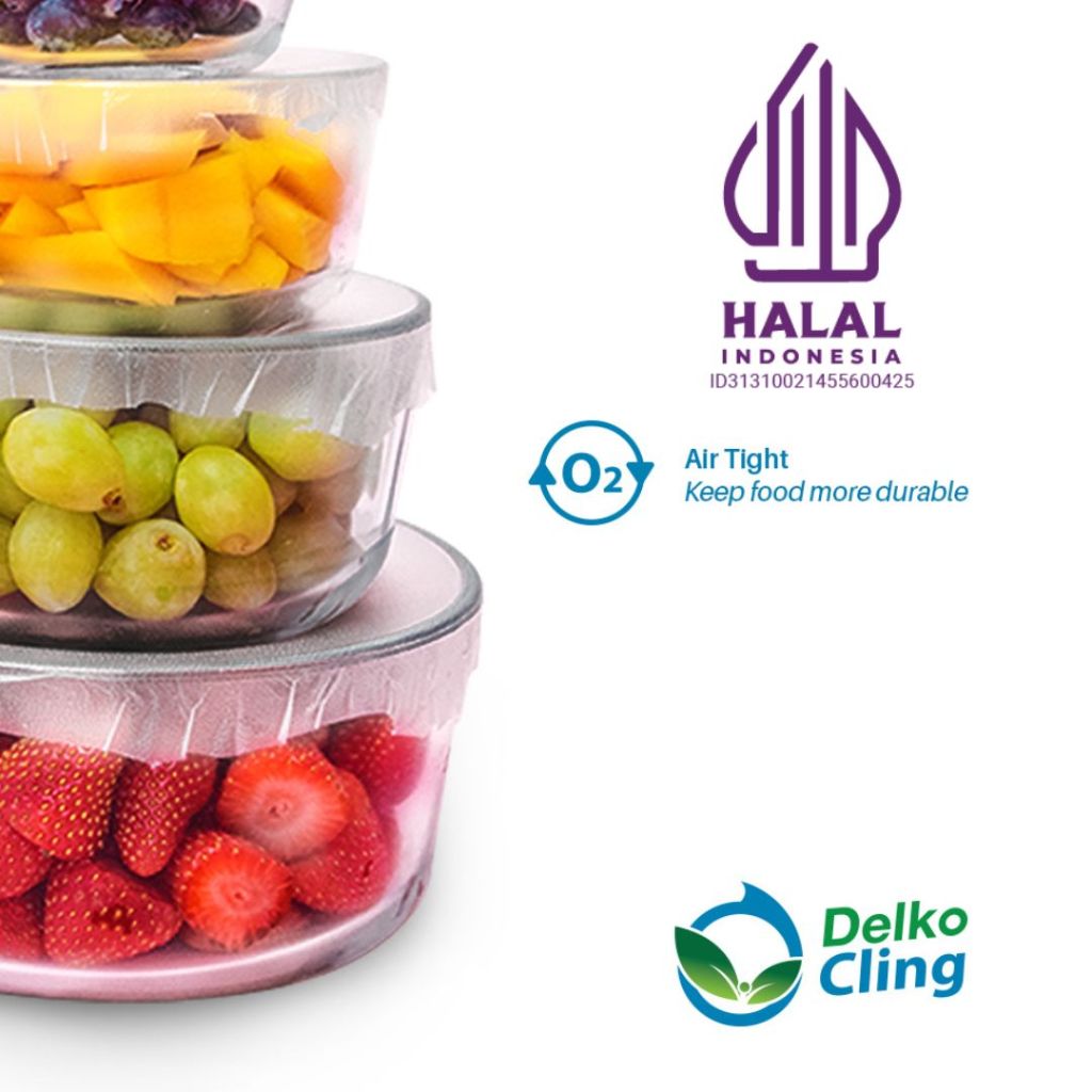 PLASTIK PEMBUNGKUS MAKANAN | PLASTIK WRAPPING MAKAN | CLING WRAP | DELKOCHOICE 30CM x 30