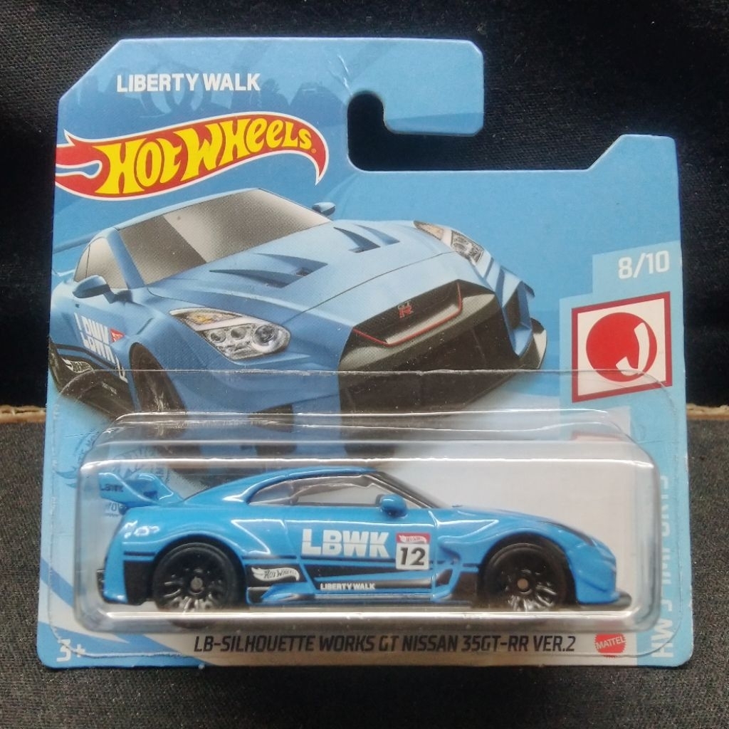 Hotwheels LBWK LB Silhouette Works GT Nissan GTR R35 Biru Muda
