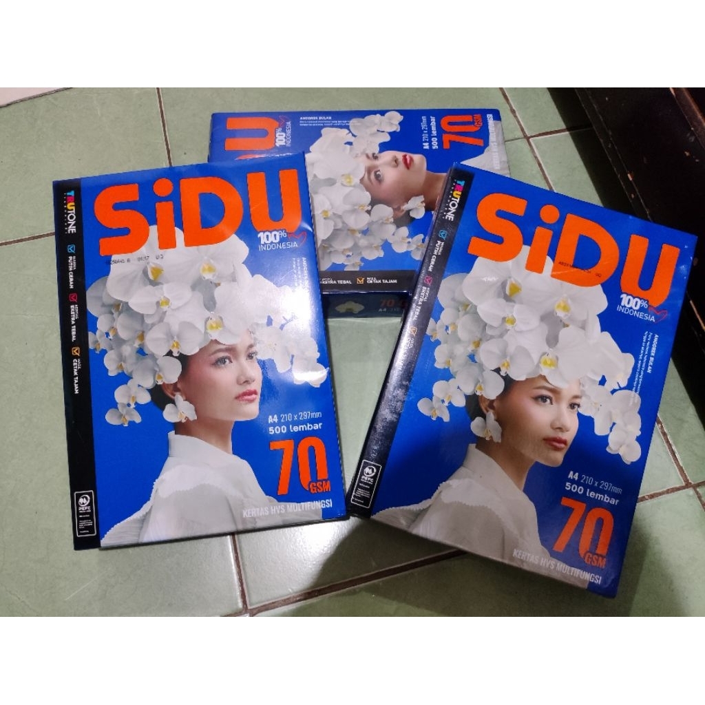 

Kertas HVS A4 SiDU 70 GSM – Edisi Khusus Nusantara (Anggrek Bulan) | 1 Rim (500 Lembar)