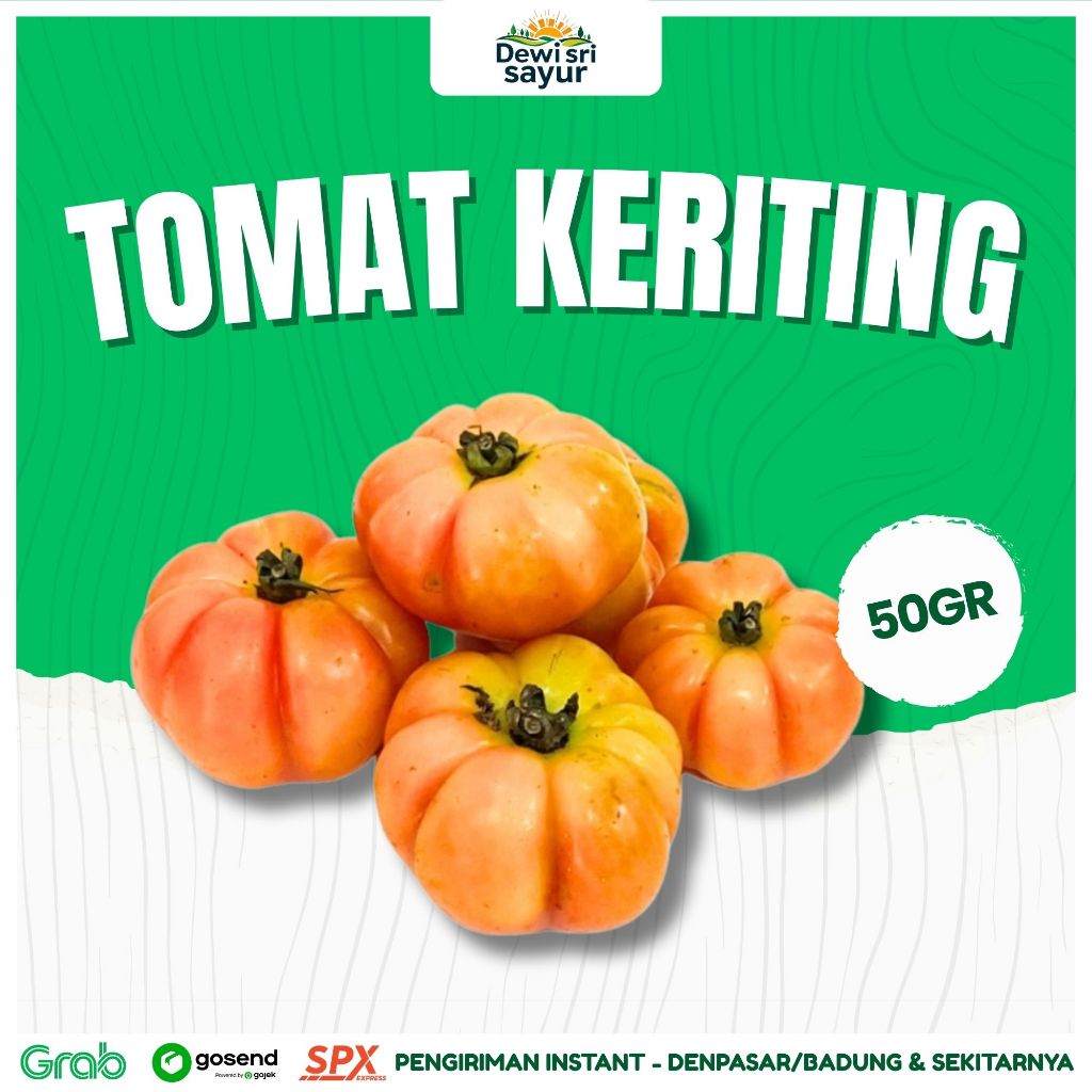 

Tomat Ranti / Tomat Keriting 50gr – Dewi Sri Sayur