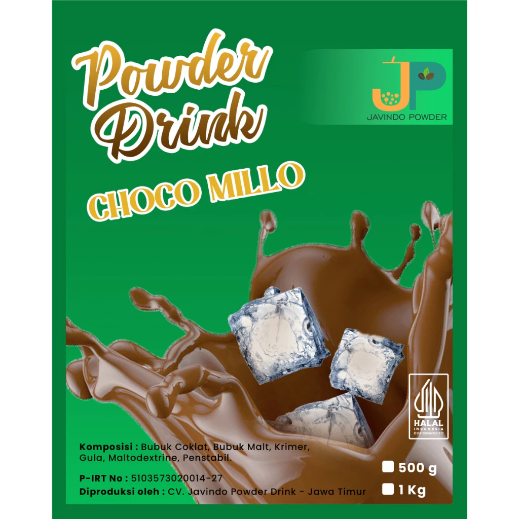 

JAVINDO Bubuk minuman Rasa Choco Millo / Coklat Milo 1Kg / 1 Kg Reguler - Javindo Powder