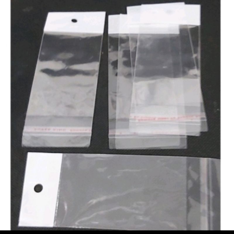 

Plastik OPP Kaca HANGTAG Perlize Gantung Plastik Display Seal Bening Masker, Mainan, Souvenir, Jepit 10X18