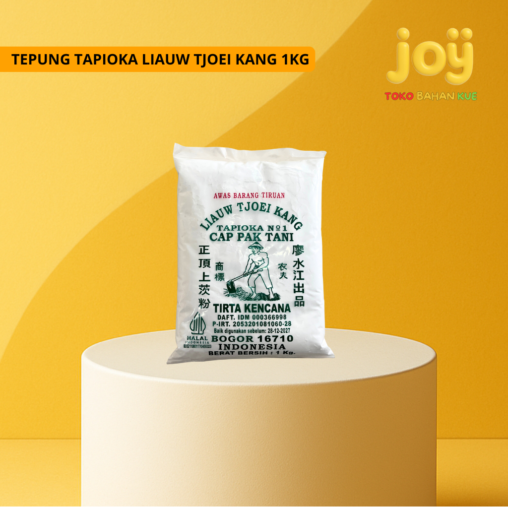 

Tepung Tapioka Pak Tani Pabrik Liauw Tjoei Kang 1 Kg / Tepung Tapioka