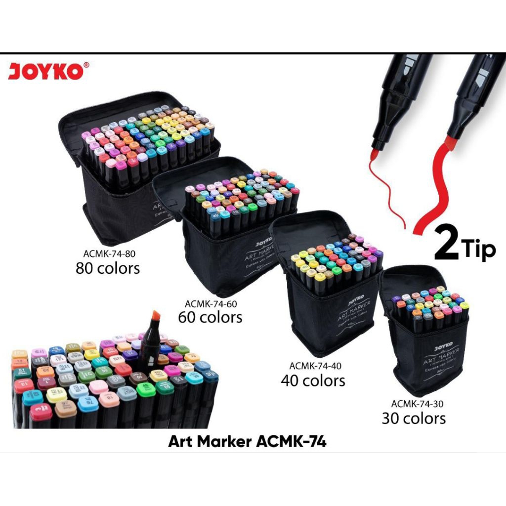 

Art Marker Joyko ARMK-74 (1set)