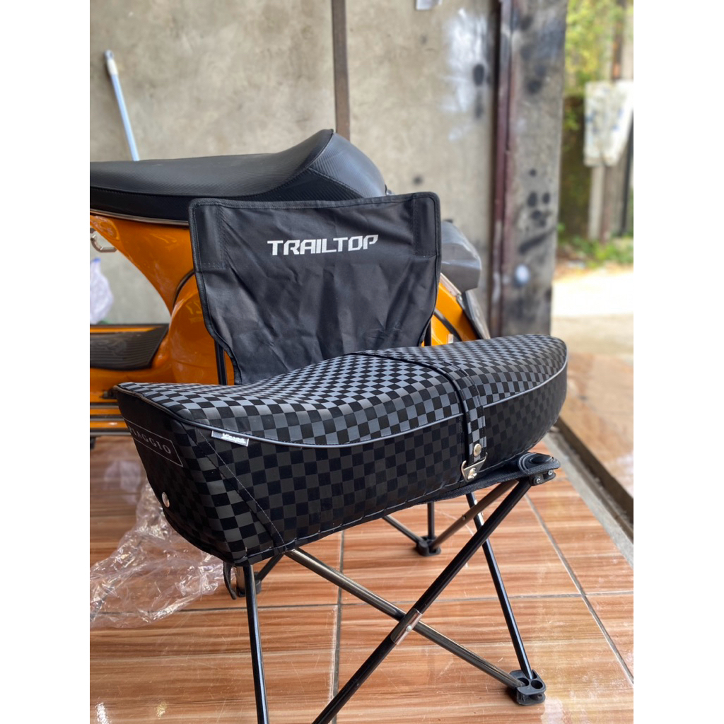 Jok panjang model piaggio motip catur vespa super sprint vbb px exlusive px