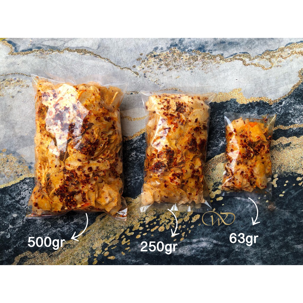 

Cemilan pedas gurih Lakar kering lakar oven makanan ringan