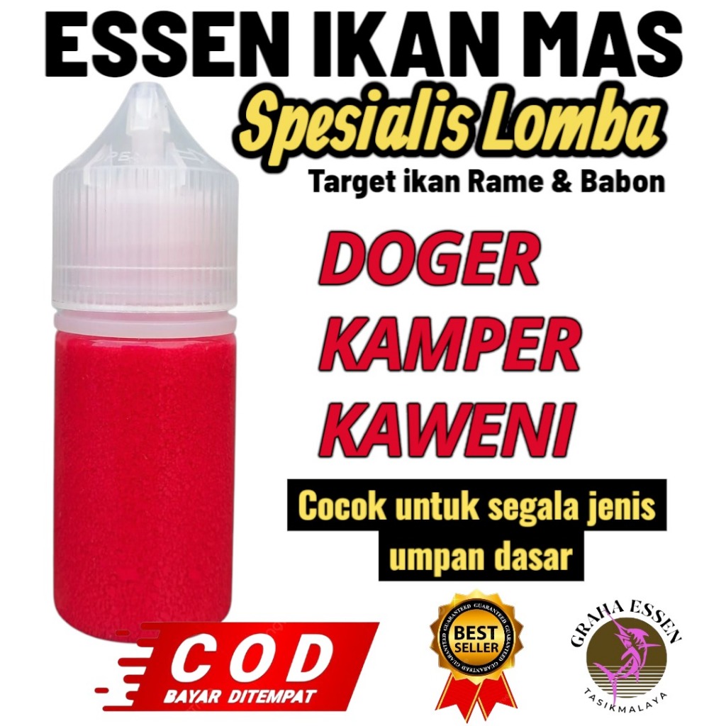 Essen Ikan Mas Aroma Doger Kamper Kaweni umpan mancing spesialis lomba paling gacor