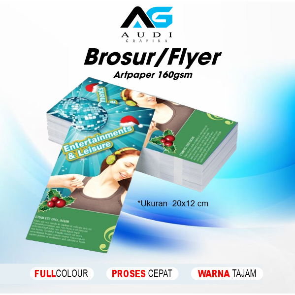 

CETAK BROSUR 1.000 LEMBAR BAHAN AP 160 GSM CETAK FLYER ARTPAPER PROSES CEPAT FULL COLOR