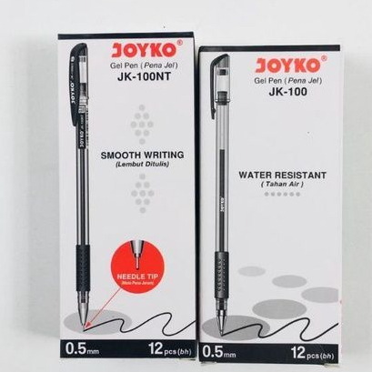 

Pulpen Gel Joyko 100NT – Tinta Halus, Desain Elegan