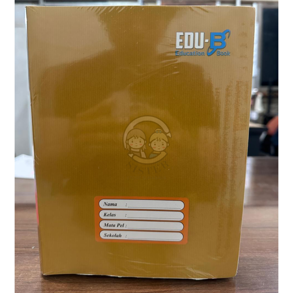 

Buku Tulis Sampul Coklat / Kraft 38 LEMBAR / Buku Tulis Edu-B Bamboo