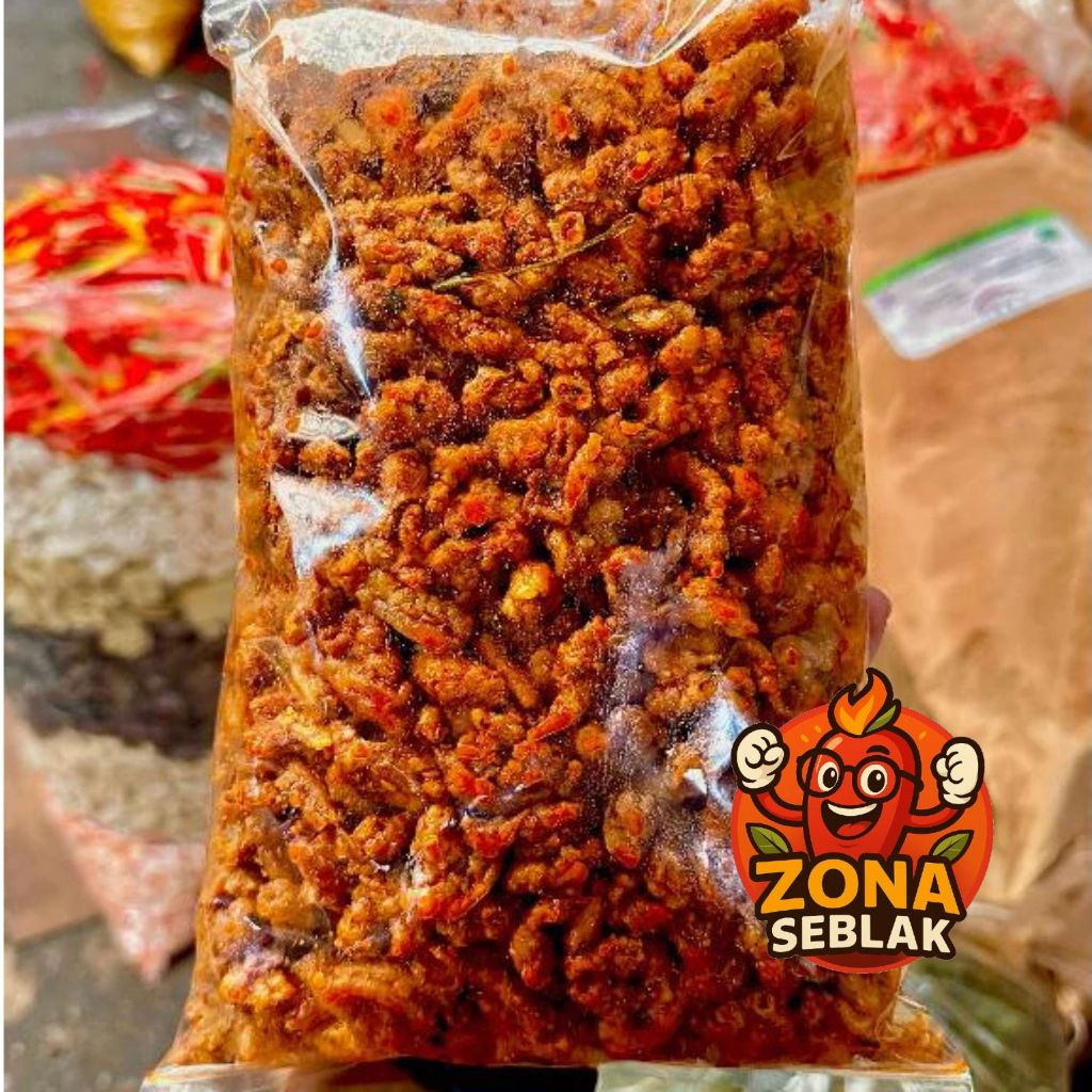 

Keripik Usus Crispy Pedas Daun Jeruk 1 Kg / Kripik Usus 500 Gram / Seblak Usus Crispy Pedas Bumbu Melimpah