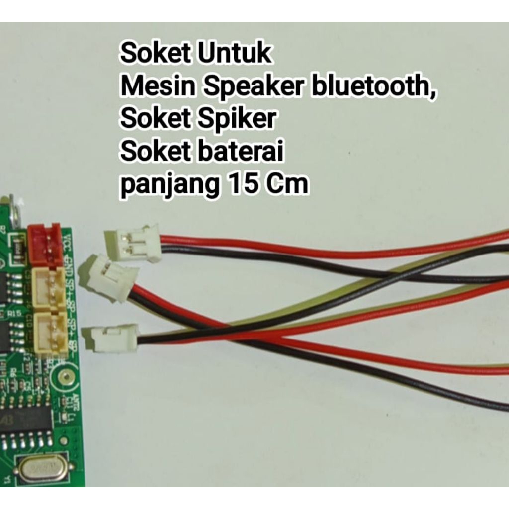 Soket Speaker Bluetooth Untuk Mesin Modul Dan Speaker 2,4inch