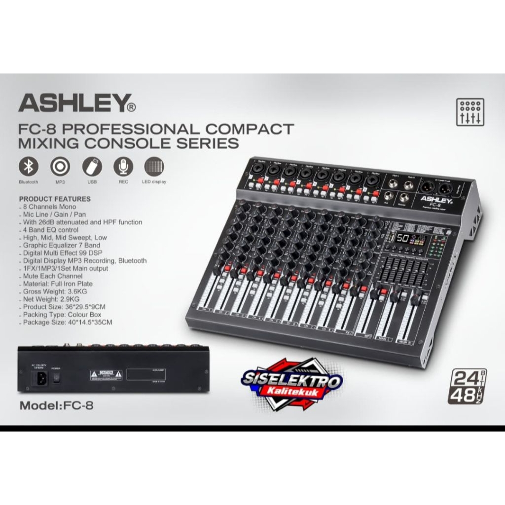 mixer Ashley fc8 mixer Ashley FC 8 mixer Ashley 8 chanel