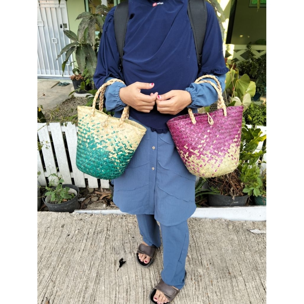 TAS PURUN MOTIF ABSTRAK