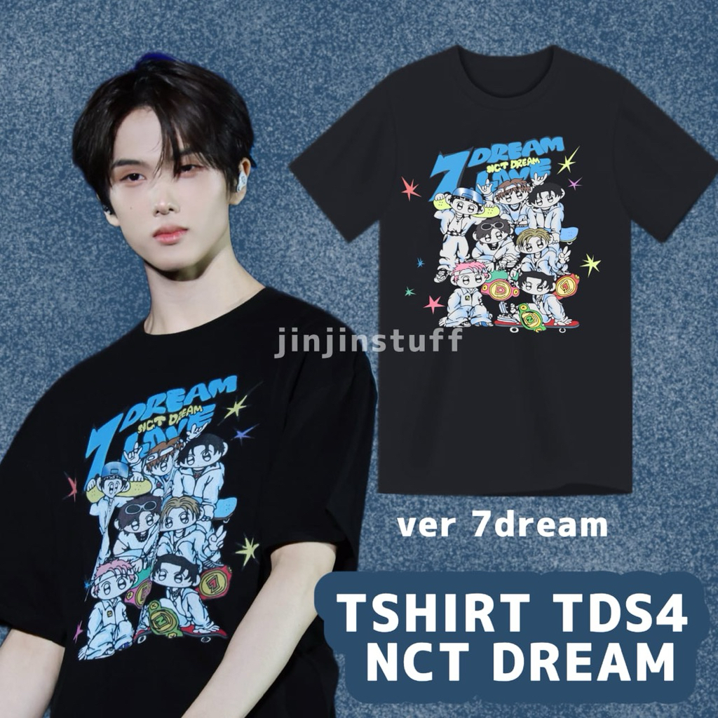 Kaos Tshirt TDS4 The Dream Show Dream The Future konser Nct Dream
