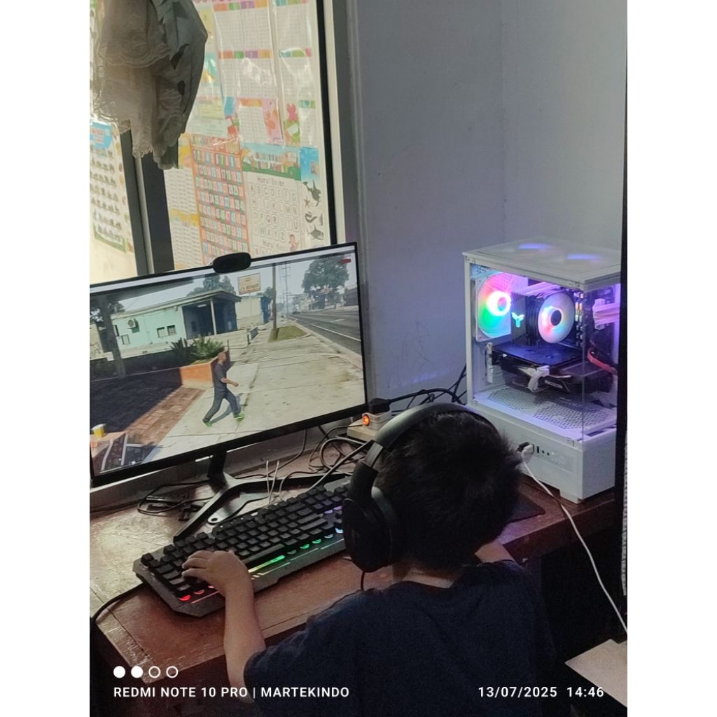 Intel core i5-gen 8ram 32 GB  ddr4Ssd Nvme 256gb venom RxMobo MSI h110 gaming plusCasing nemesisAshr