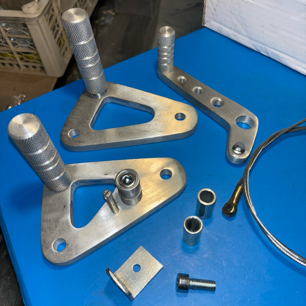 Footstep Step Pedal Racing UNDERBONE Vespa Klasik