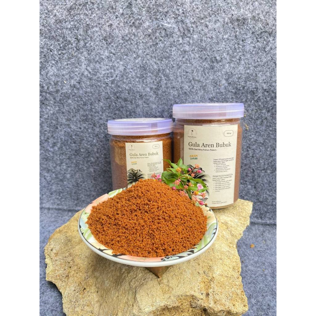 

Gula Aren Bubuk semut asli original 100% dari pohon palem 500 gr NuansaRassa