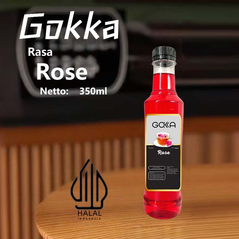 

Gokka Sirup Rose 350ml - Minuman Segar Rasa Rose / Jeruk Rose