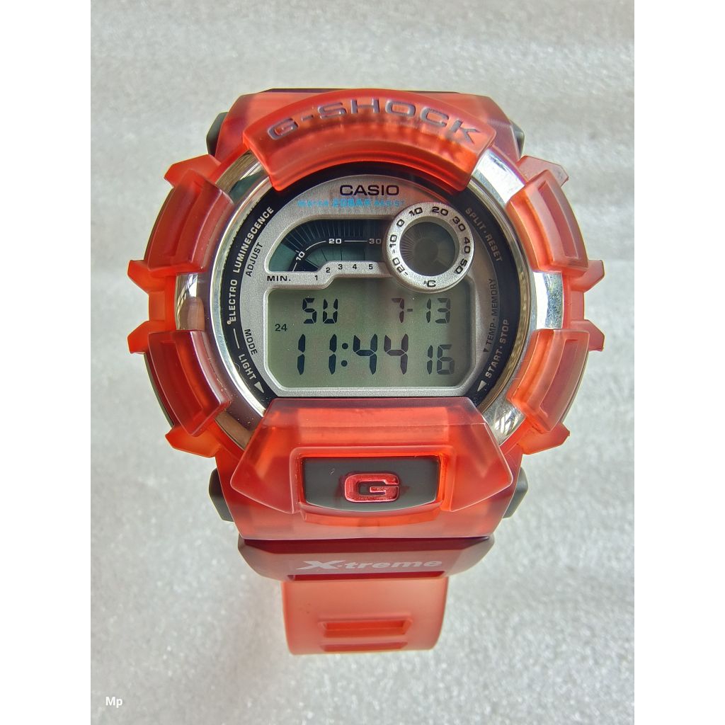 Jam Tangan Casio G-Shock Gshock G Shock DW9500 DW-9500 DW 9500 Extreme Red Jelly Original Asli Vinta