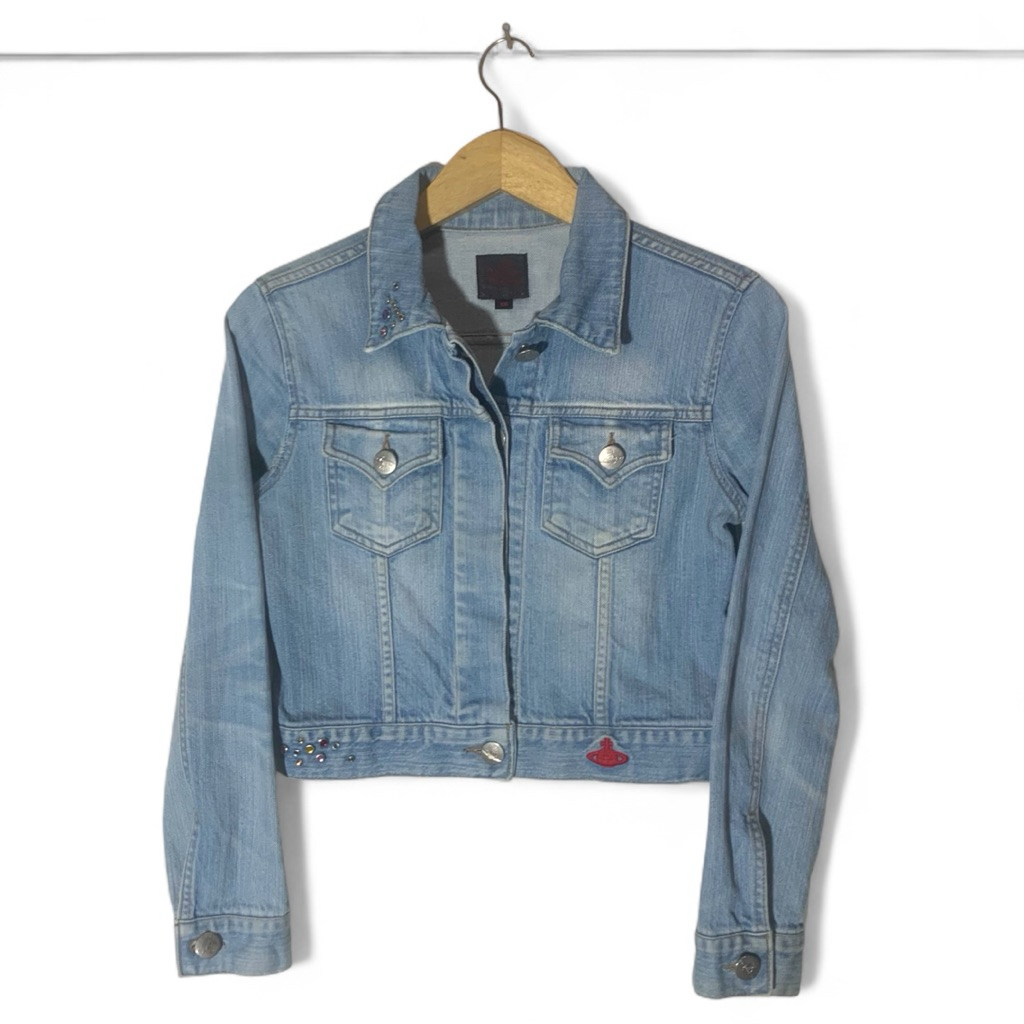 Vivienne Westwood Jeans Jacket Women Authentic Original