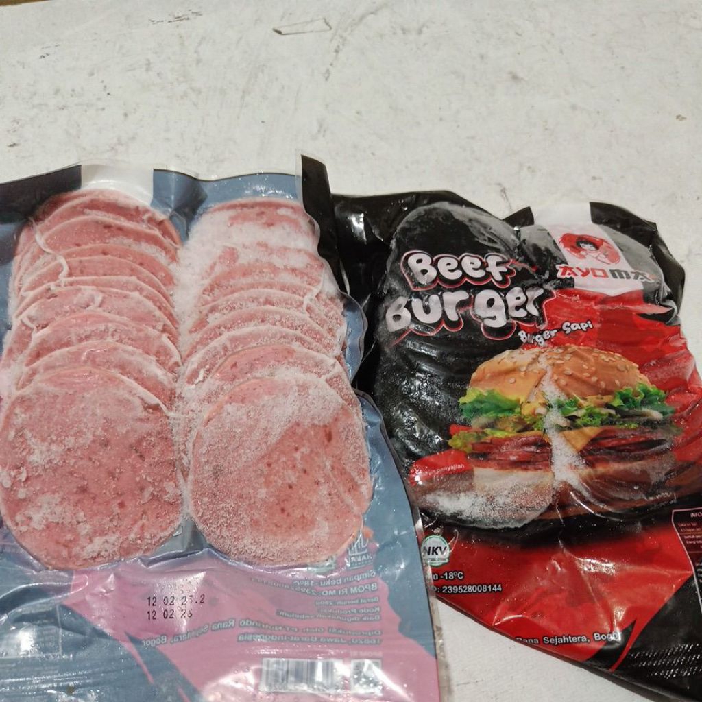 

AYOMA beef burger 280gr isi 20