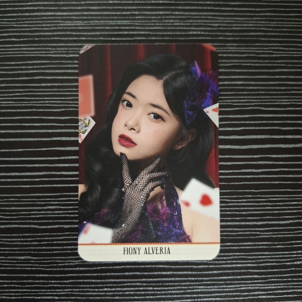 Photocard PC JKT48 Fiony Tour 2025 All In Raja Hati