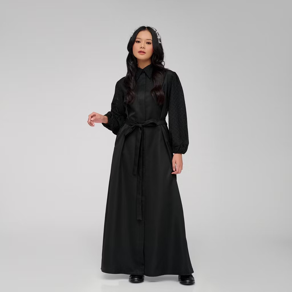 PRELOVED BIA by Zaskia Mecca - Walisia Black Dress Size M