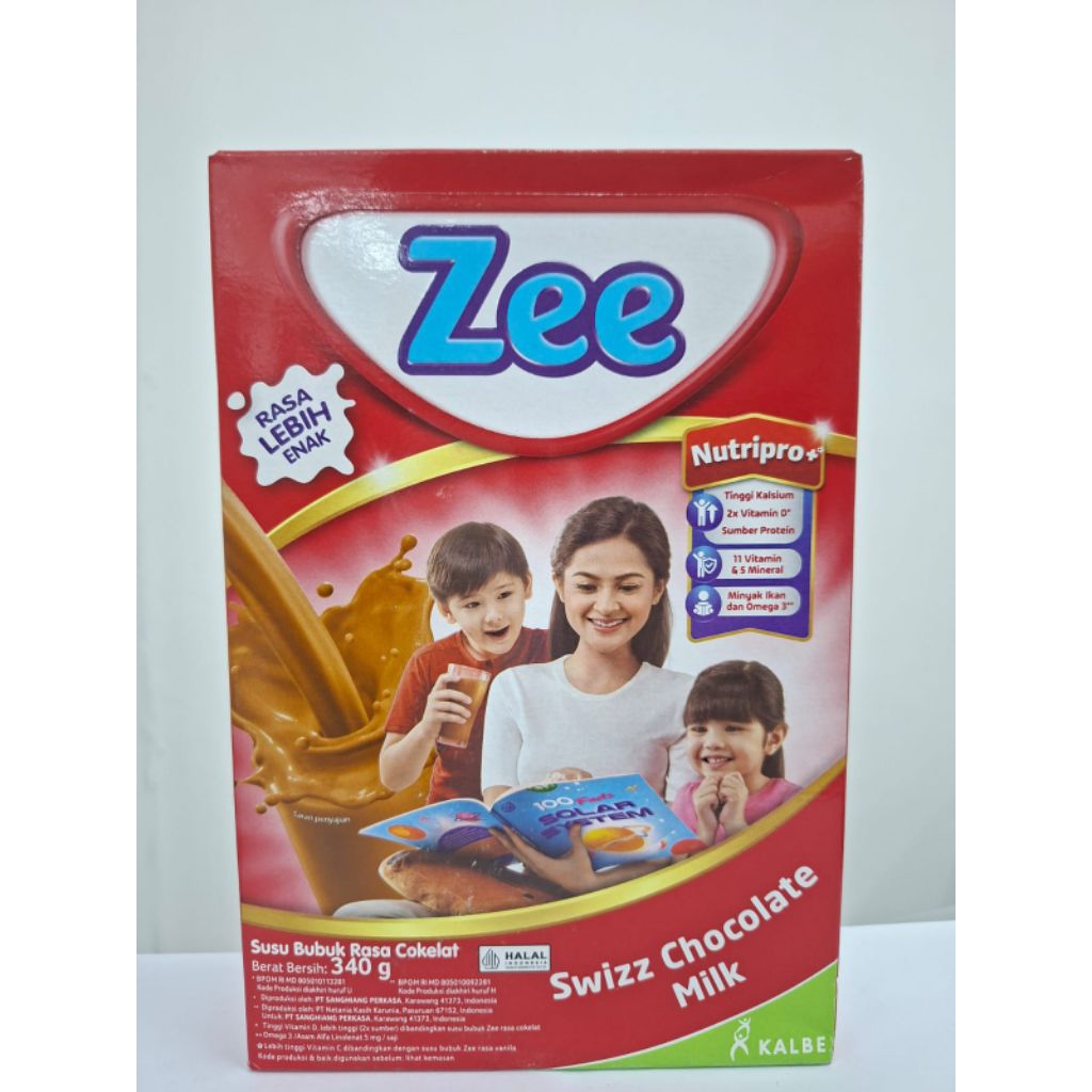 

Zee - Susu bubuk Rasa Coklat 340g