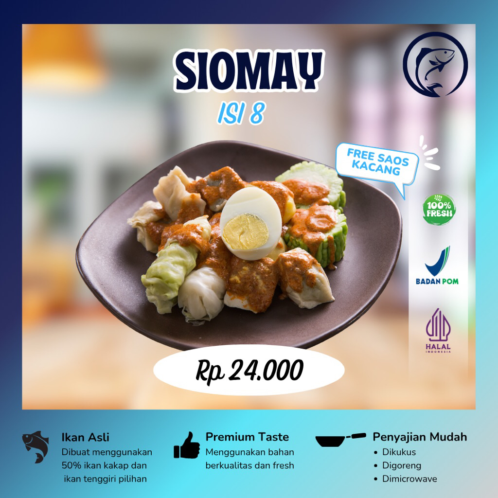 

(Garansi 100%) Isi 8 Siomay Ikan Homemade BPOM Abaalifood Sambal Kacang Siomay Ikan Siomay Tenggiri Kakap Siomay Jogja Promo Siomay Dimsum Siomay Frozen Siomay Abaalifood Siomay Bandung
