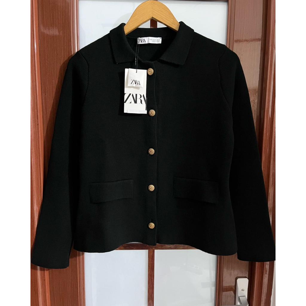 Zara original button knit cardigan