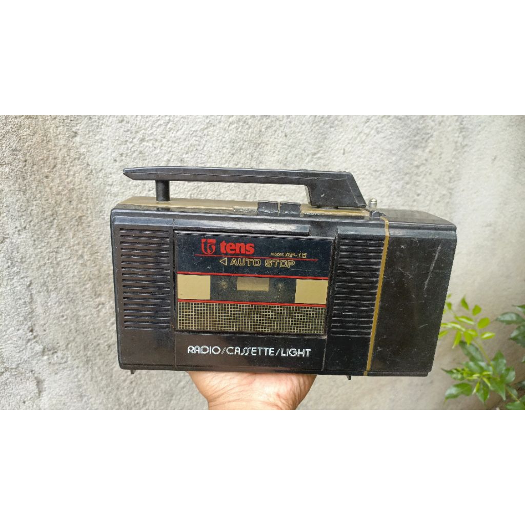 radio tape senter tens bekas lawas jadul