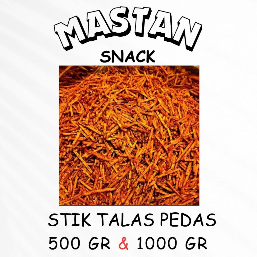 

[500gr & 1kg] Keripik Stik Talas Pedas Balado