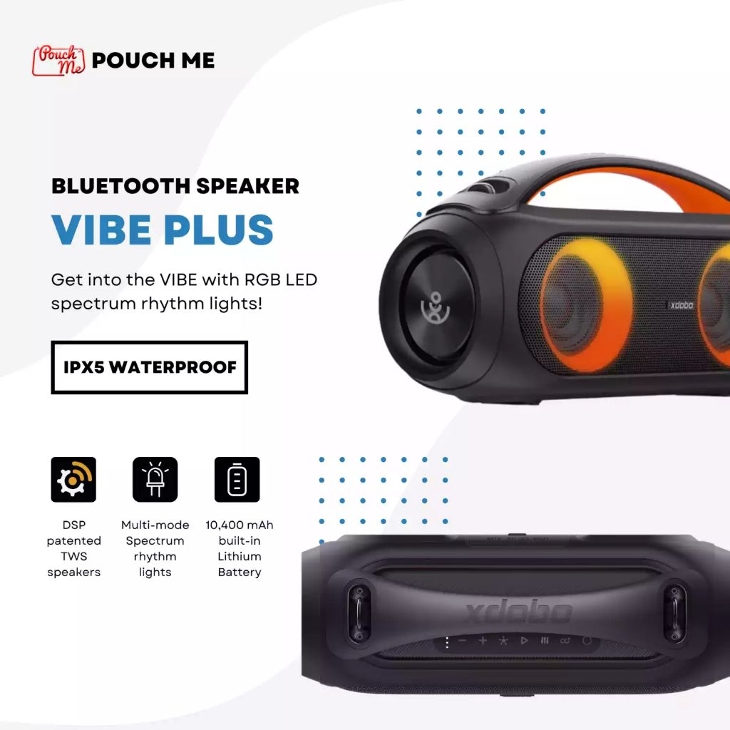 (100% ORIGINAL PRODUCT) XDOBO VIBE PLUS 80WATT Free bubble wrap