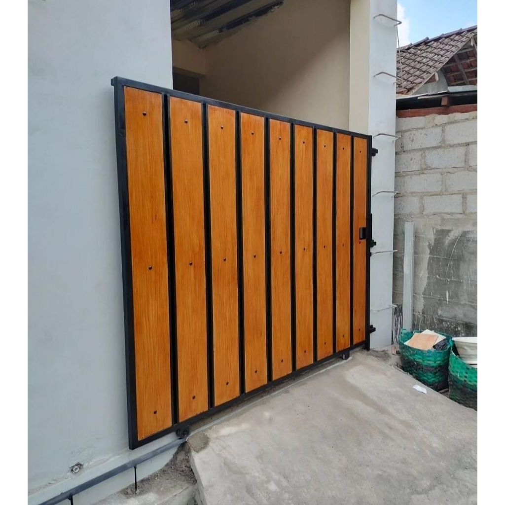 pagar grc minimalis besi galvanis terbaik