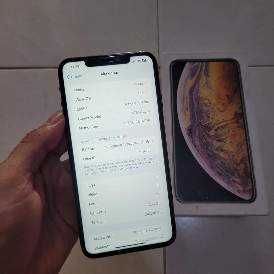 iphone xs max 256gb all operator face id off