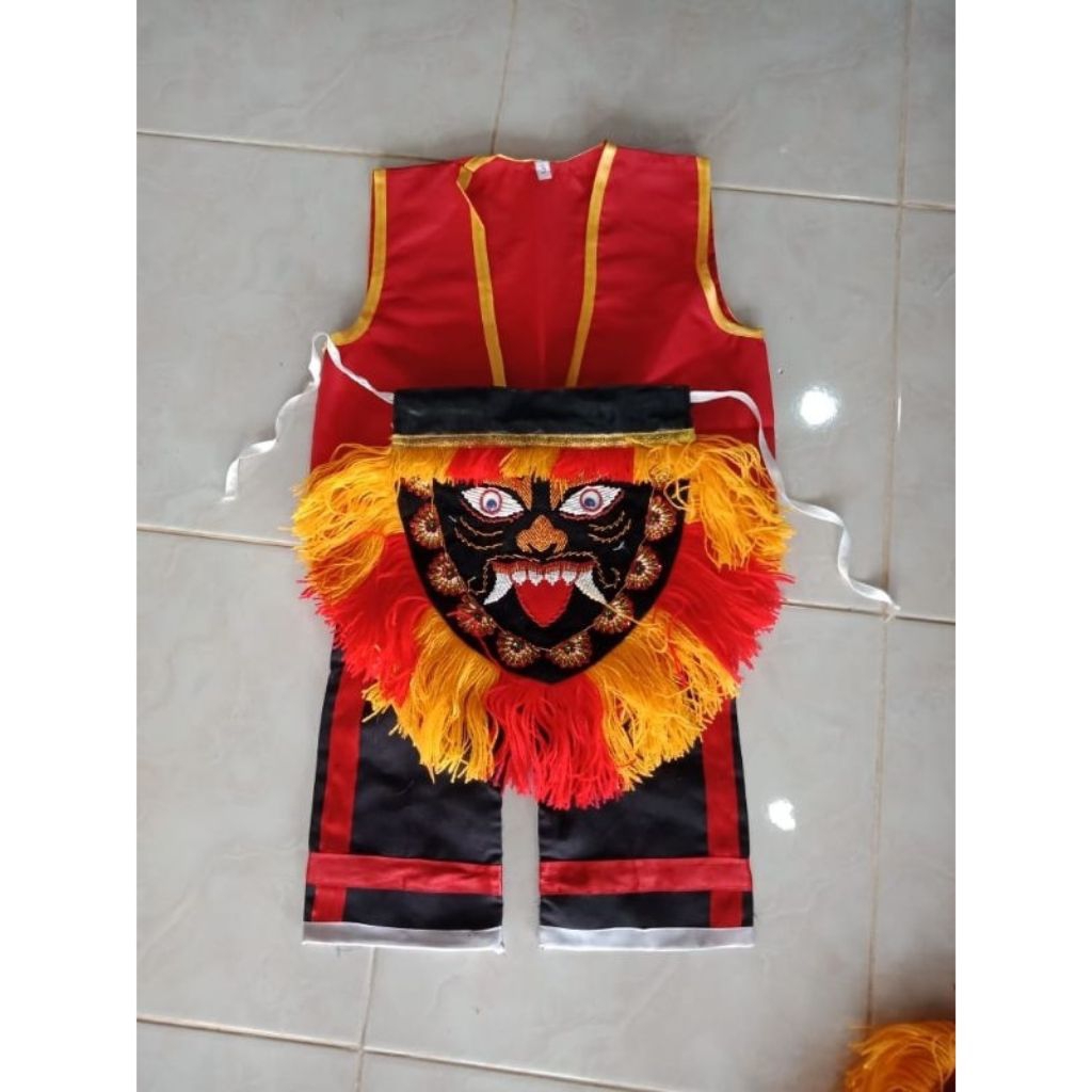 Kostum Ganongan Rompi Bujang Ganong Reog ponorogo