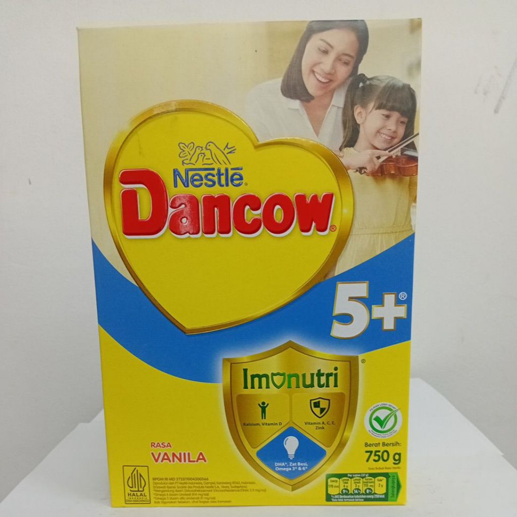 

Dancow 5+ - Susu anak usia 5 thn ke atas Rasa Vanila 750g