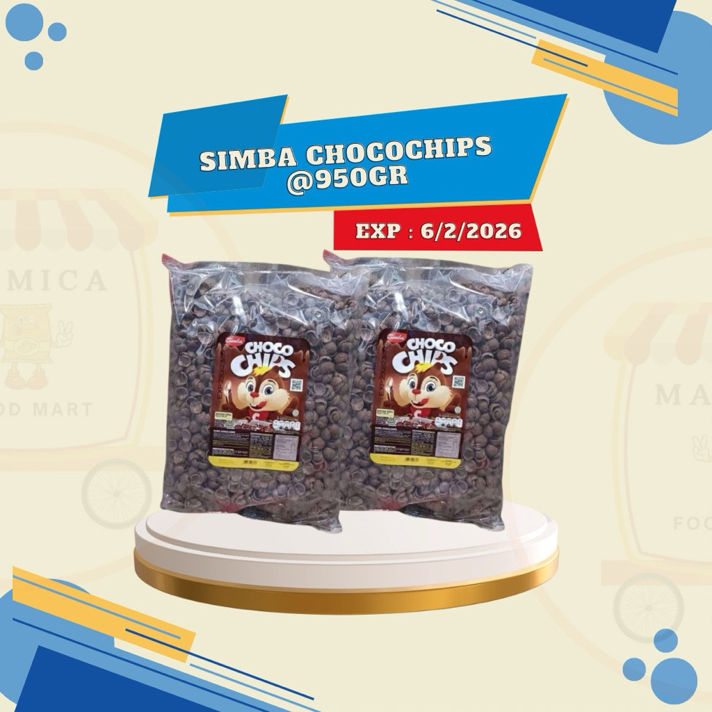 

SIMBA CHOCOCHIPS SEREAL COKLAT 950GR | EXP FEB 2026