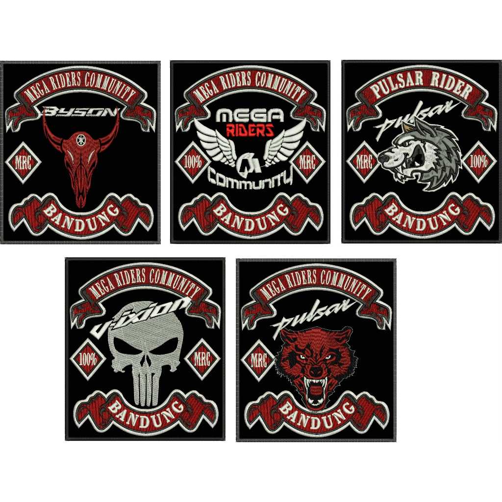 BCP-533 PATCH BORDIR BYSON SRIGALA MUNING LOGO AKSESORIS