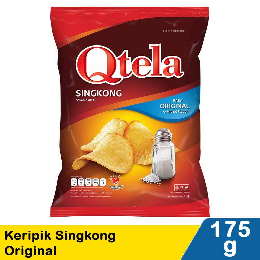 

[oddsolshop] pekanbaru/Qtela Keripik Singkong Original 175GR Halal